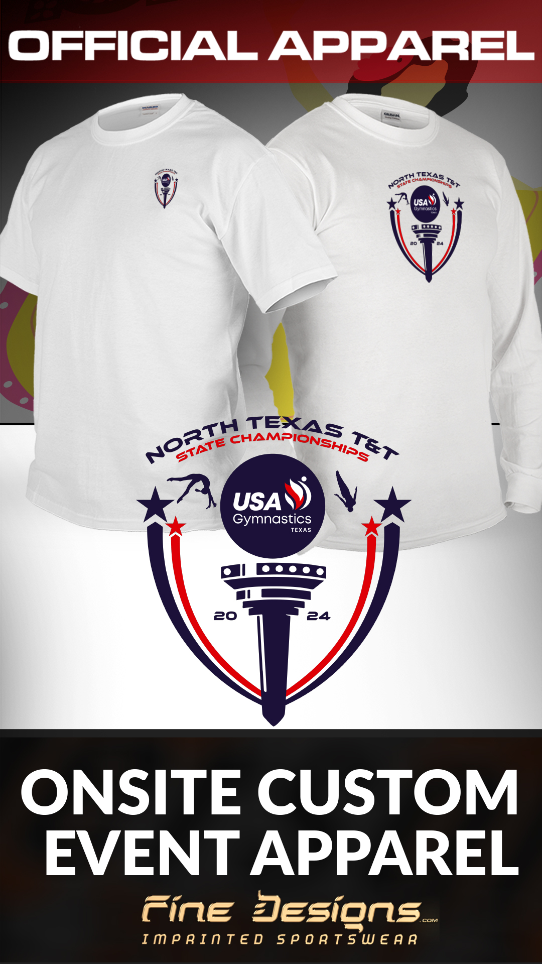 ON-SITE APPAREL  NORTH TEXAS TRAMPOLINE & TUMBLING